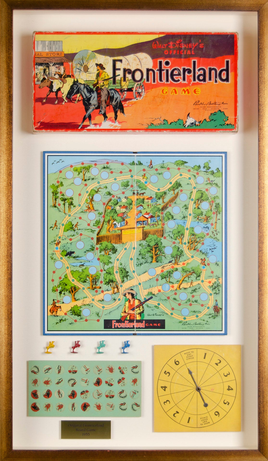 Original Frontierland Board Game (c. 1955)